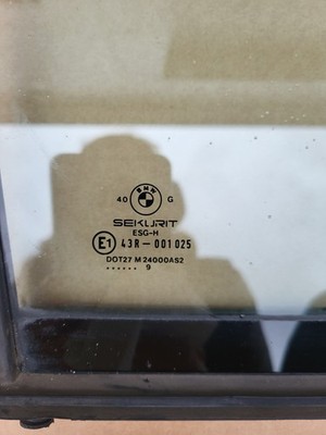 BMW E32 Seiten Glas Scheibe  Fenster Scheibe Fahrer Seite Tür  HINTEN Links – Bild 2