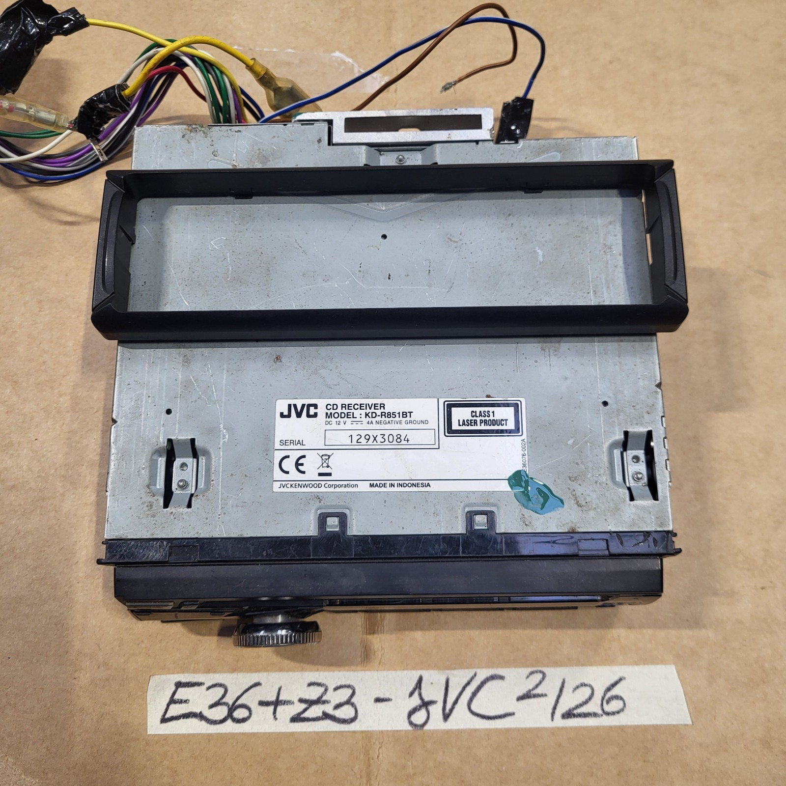 BMW E34 E36 E46 E39 Z3 Z4 CD Radio JVC Auto Tuner Bluetooth + Adapter Stecker – Bild 3