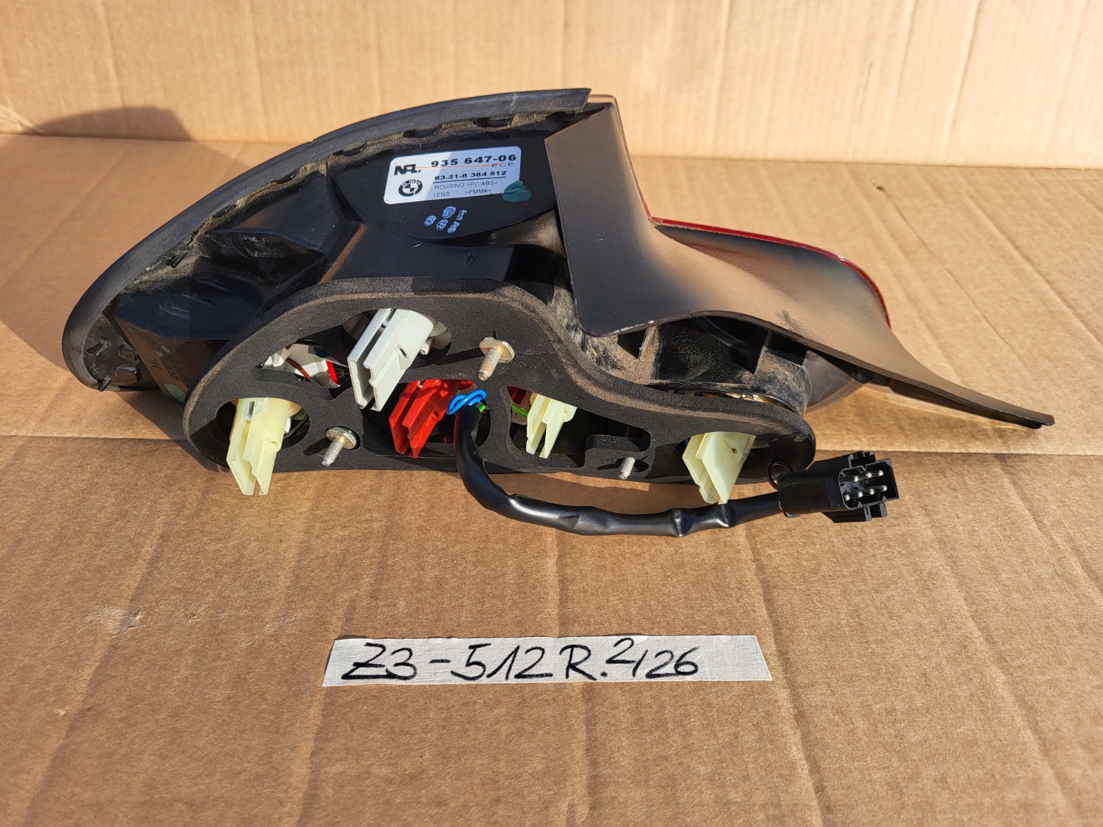 BMW Z3 Roadster Rückleuchte Rücklicht Bremslicht 8384512 RECHTS rot weiss – Bild 4