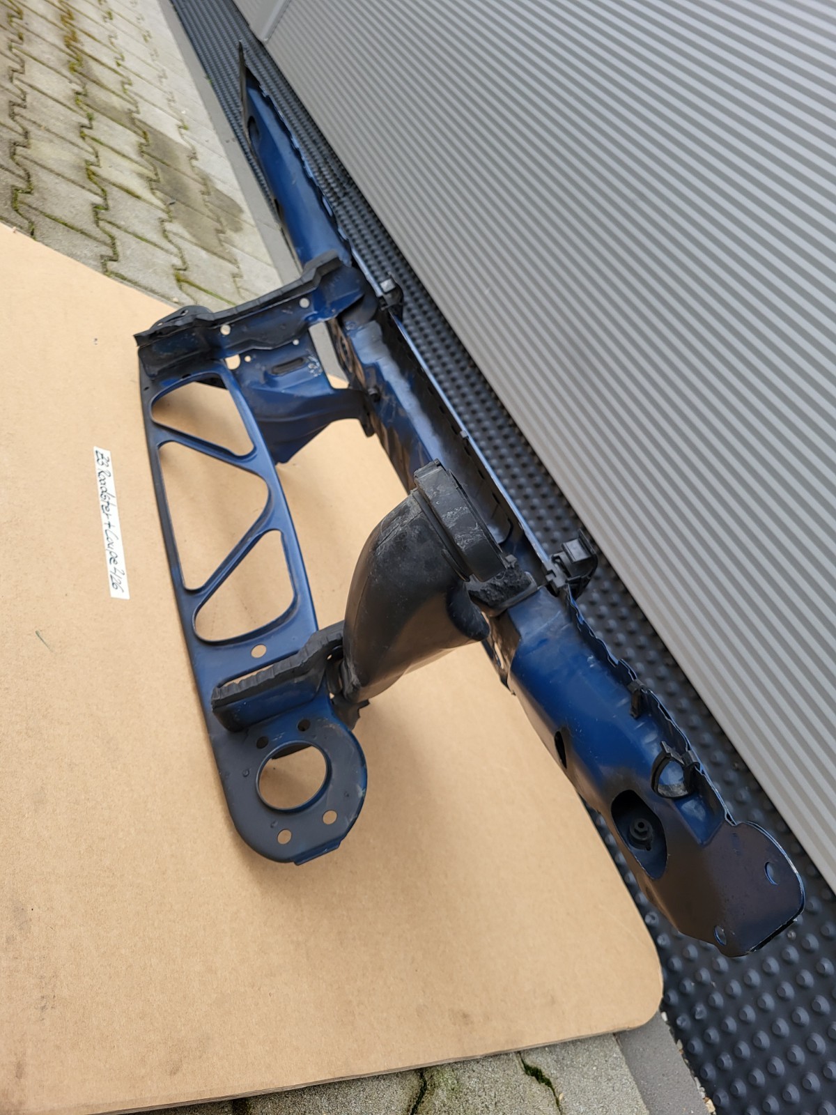 BMW Z3 Roadster + Coupe Schlossträger Frontblech blau  Frontmaske Vorderwand