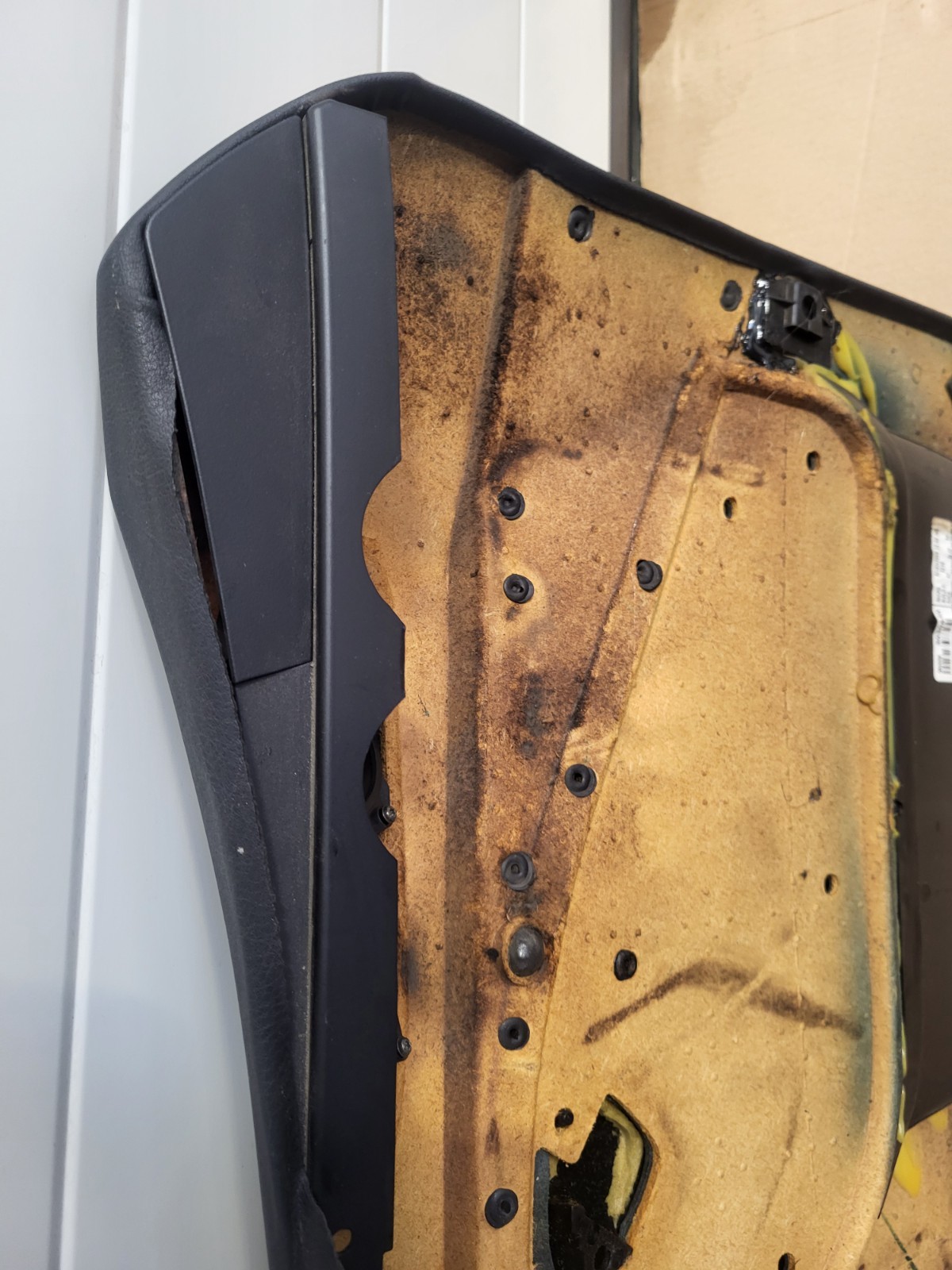 BMW Z3 Tür Verkleidung Leder Schwarz RECHTS LINKS Türgriff  Airbag-Klappe Chrom – Bild 22