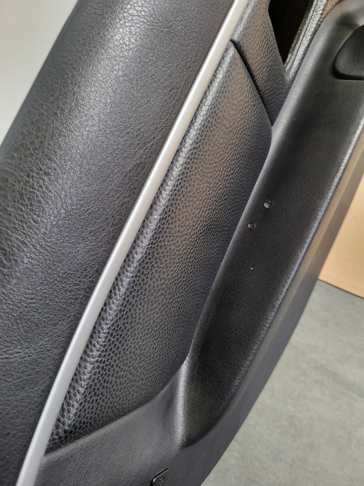 BMW Z3 Tür Verkleidung Leder Schwarz RECHTS LINKS Türgriff  Airbag-Klappe Chrom – Bild 10