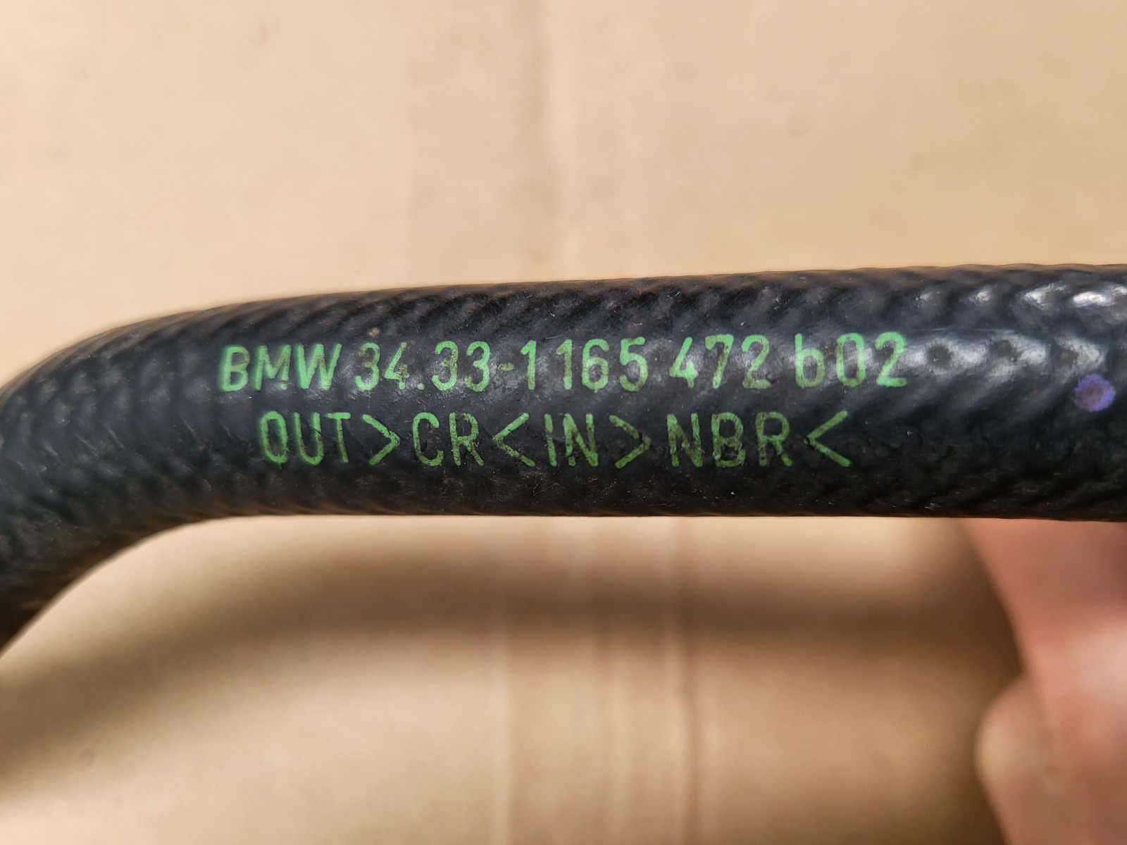 BMW Z3 Schlauch vom Motor zum Bremskraftverstärker 1165472 Schlauchkrümmer – Bild 2