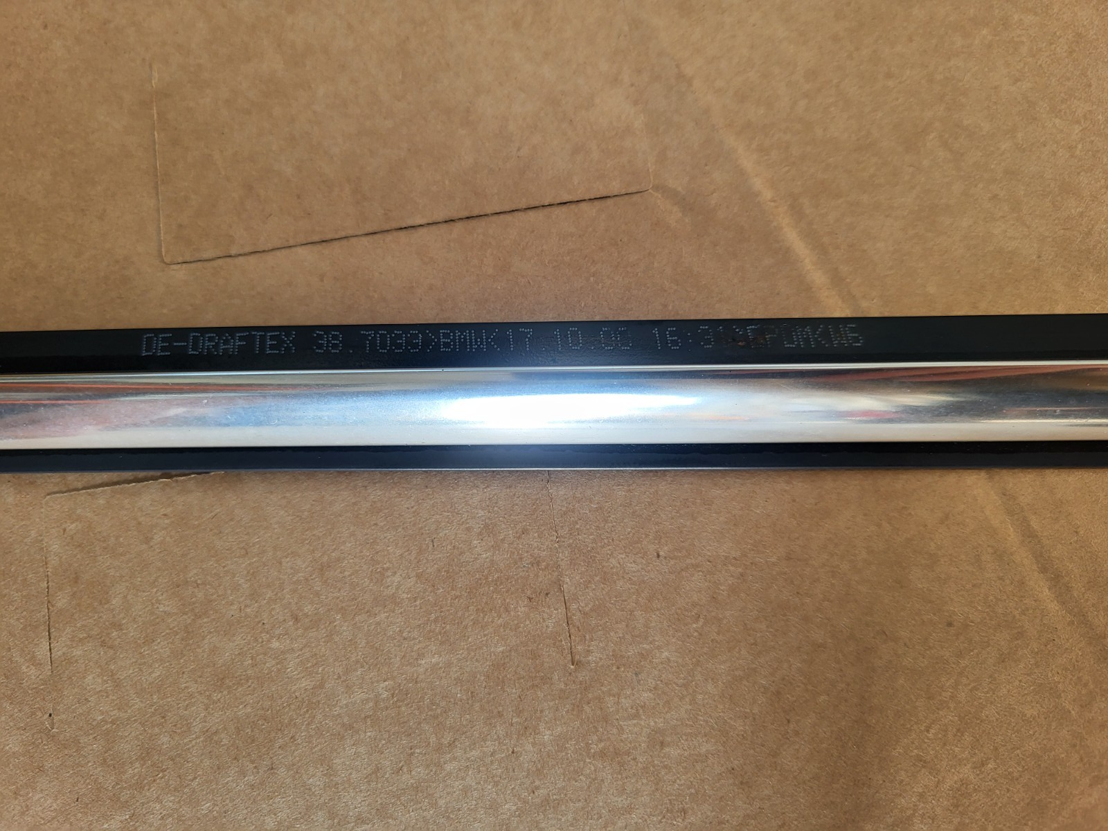 BMW E46 Cabrio Schachtabdeckung Zierleiste Chrom für Beifahrer Tür RECHTS – Bild 2