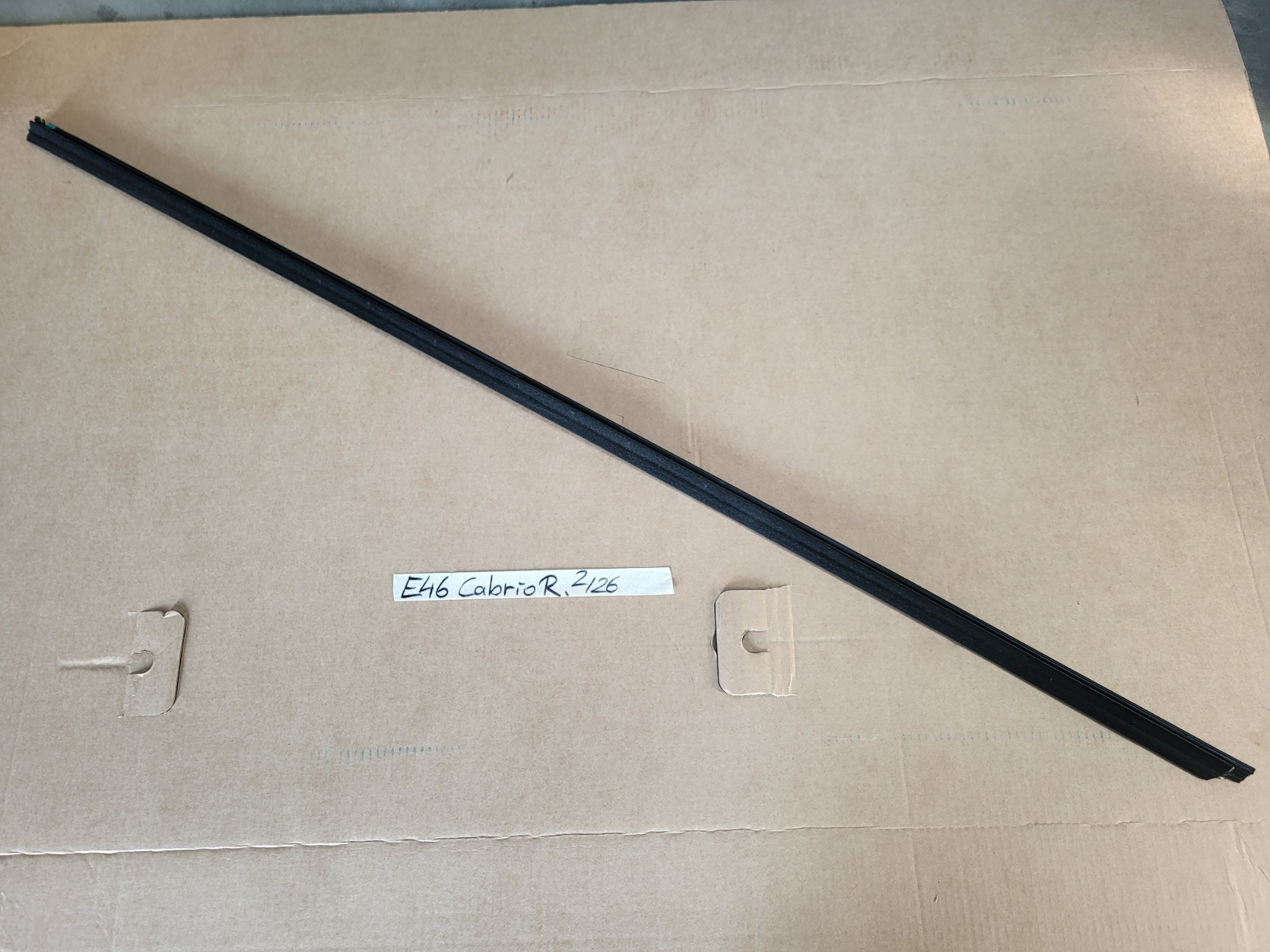 BMW E46 Cabrio Schachtabdeckung Zierleiste Chrom für Beifahrer Tür RECHTS – Bild 3