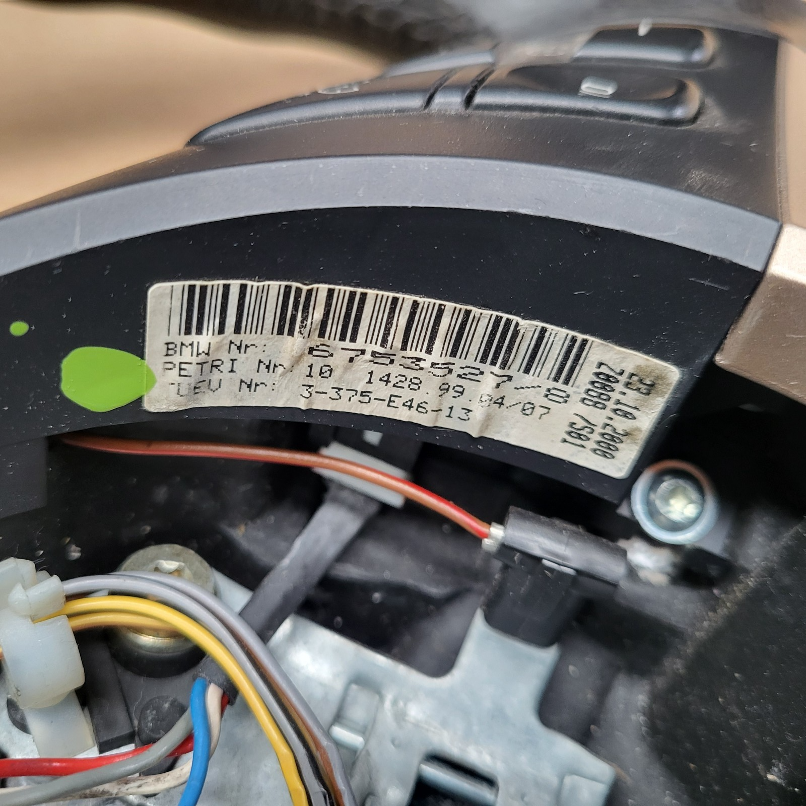 BMW Z3 Facelift E46 E39 MFL Sportlenkrad Leder Lenker Sport Lenkrad gold 6753527