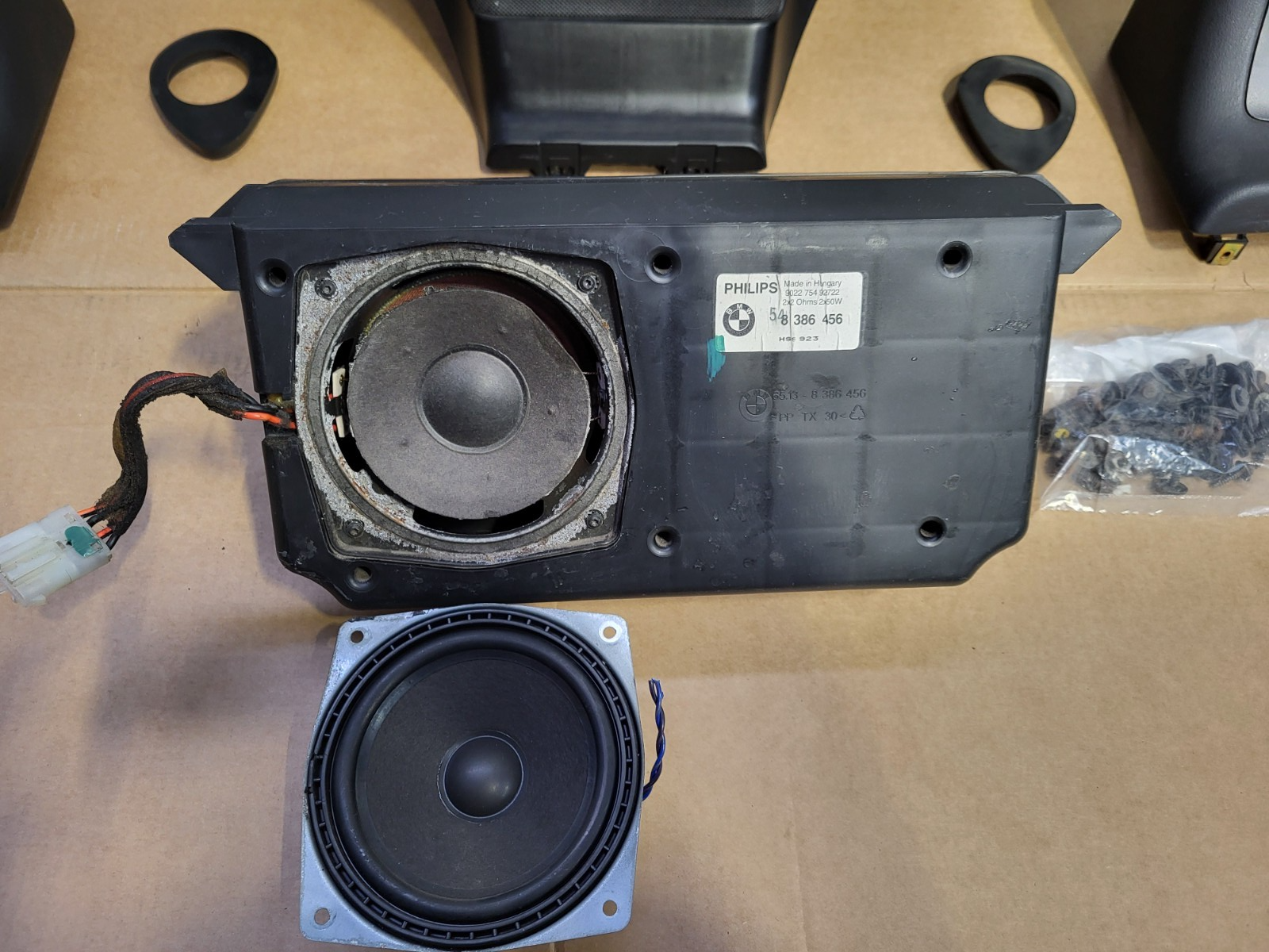 BMW Z3 Roadster Subwoofer Staufach Box Deckel Überrollbügel Set ABHOLUNG – Bild 7