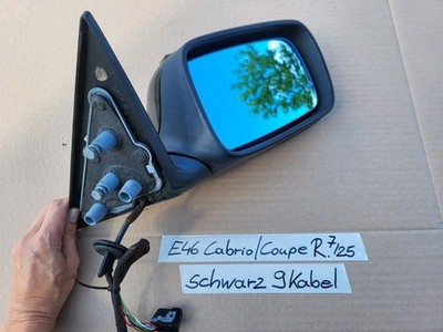 BMW E46 Cabrio Coupe Außen Spiegel RECHTS schwarz Memory Funktion anklappbar
