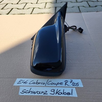 BMW E46 Cabrio Coupe Außen Spiegel RECHTS schwarz Memory Funktion anklappbar