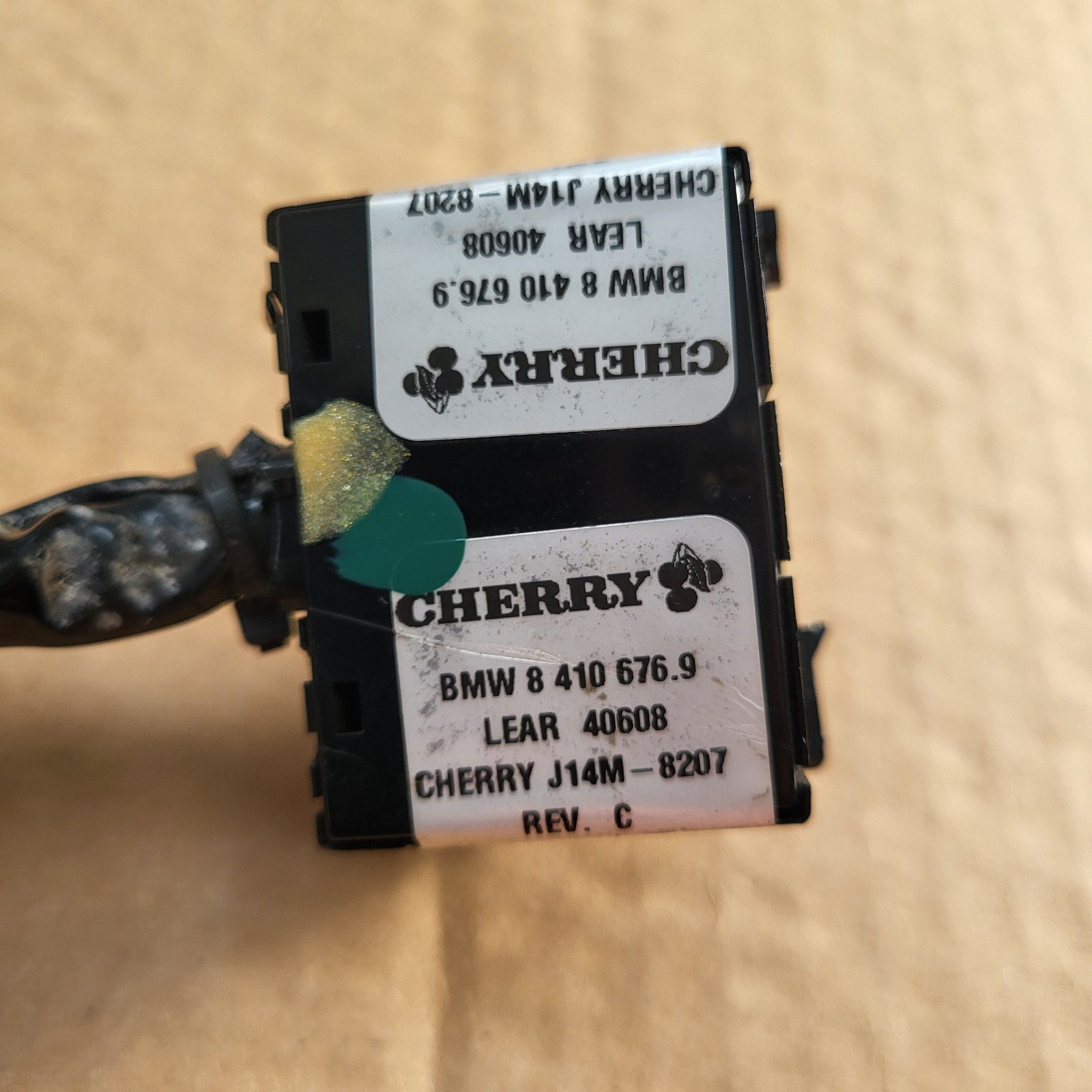 BMW Z3 Beifahrer Sport Sitz Schalter Kabel Stecker Höhen Verstellung 8410676