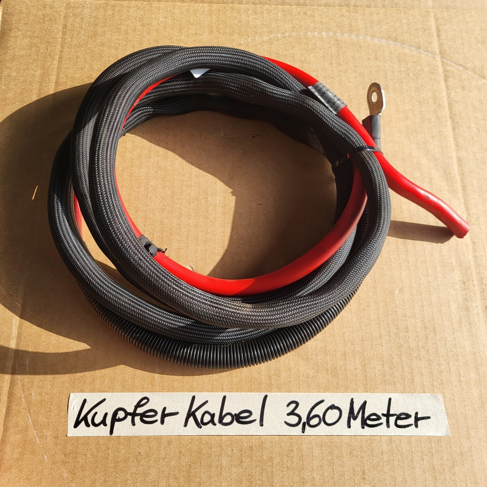 Kupfer Kabel  Batterie Plus Kabel  8385990 Sprengkapsel 3600 mm