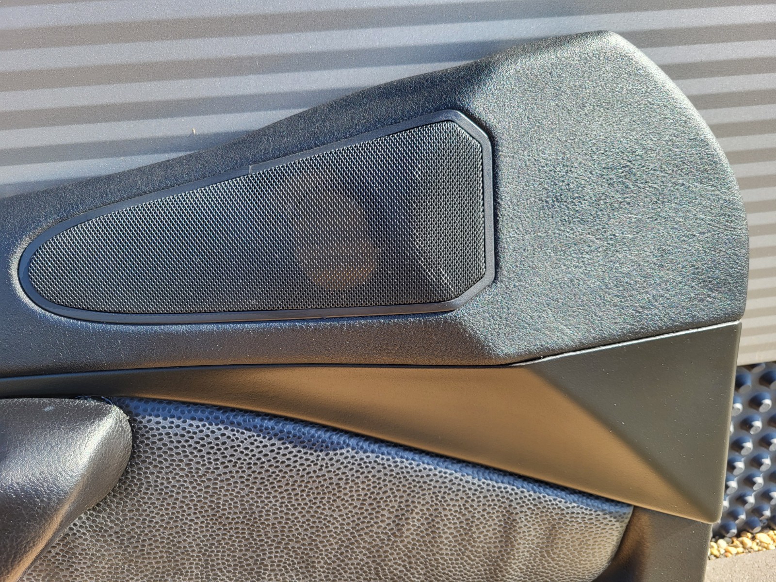 BMW Z3 Roadster Tür Verkleidung Leder Dot Schwarz + Griff LINKS Airbag-Klappe