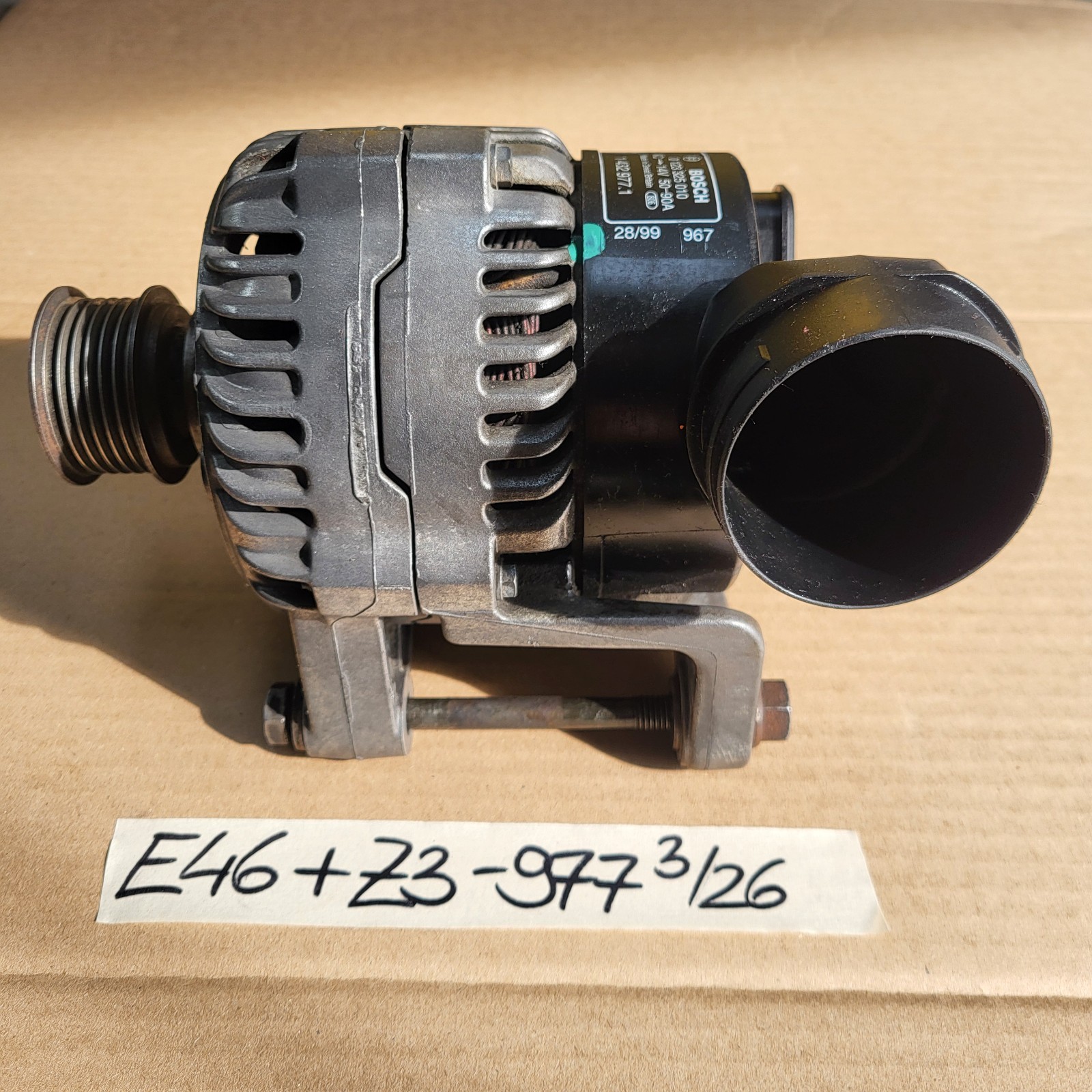 BMW E46 + E36 + Z3 Lichtmaschine  1432977  Kompakt Generator 90 A Bosch