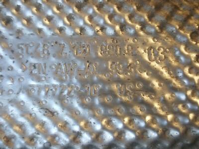 BMW Z4 E85 E86 Hitzeblech Wärmeisolierung Wärmeschutzblech Motorträger 7151980