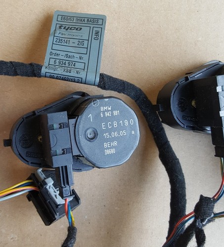 BMW E60 Klimakasten Kabel Klima Basis 6934975 + Stellantrieb Heizung 6942991