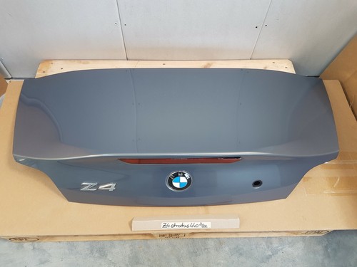 BMW Z4 E85 Heckklappe Kofferraum Klappe Heckdeckel Stratus grau 440  ABHOLUNG 