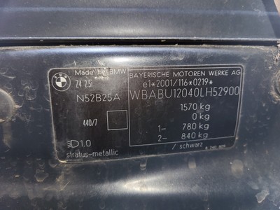 BMW Z4 E85 Heckklappe Kofferraum Klappe Heckdeckel Stratus grau 440  ABHOLUNG 