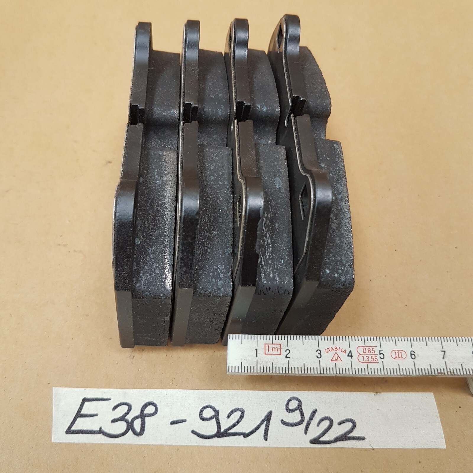 BMW 7er E38 Bremsbeläge 1163921 Satz Bremsbeläge vorne Brems Klötze asbestfrei