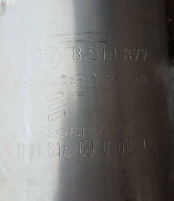BMW  F30 F31 Auspuff Diesel Nachschalldämpfer 8514426 Endtopf  8518877  ABHOLUNG