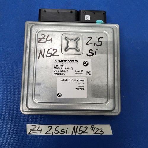 BMW Z4 Motorsteuergerät 7561684 N52 EWS Modul 6988104 Zündschloss 2,5 si Motor