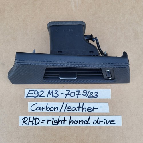 BMW E92 E93 M3 Leather Carbon Dashbord Interior Trim 8036708 RHD ABHOLUNG 