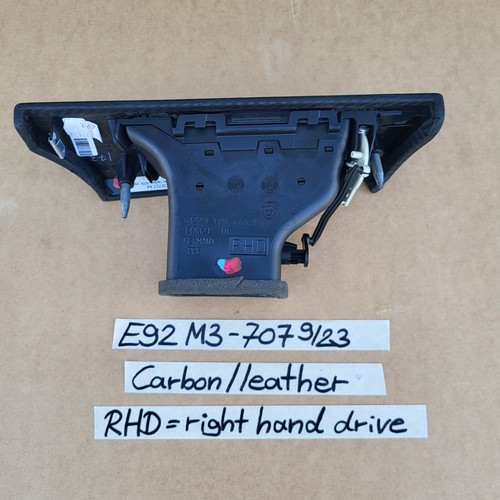 BMW E92 E93 M3 Leather Carbon Dashbord Interior Trim 8036708 RHD ABHOLUNG 