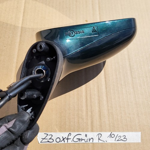 BMW Z3 Roadster + Coupe Seiten Außen Spiegel + Glas + Motor RECHTS Oxford Grün 