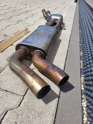 Auspuff BMW Z4 E85 Vorschalldämpfer + Mittelschalldämpfer 7514156 ABHOLUNG