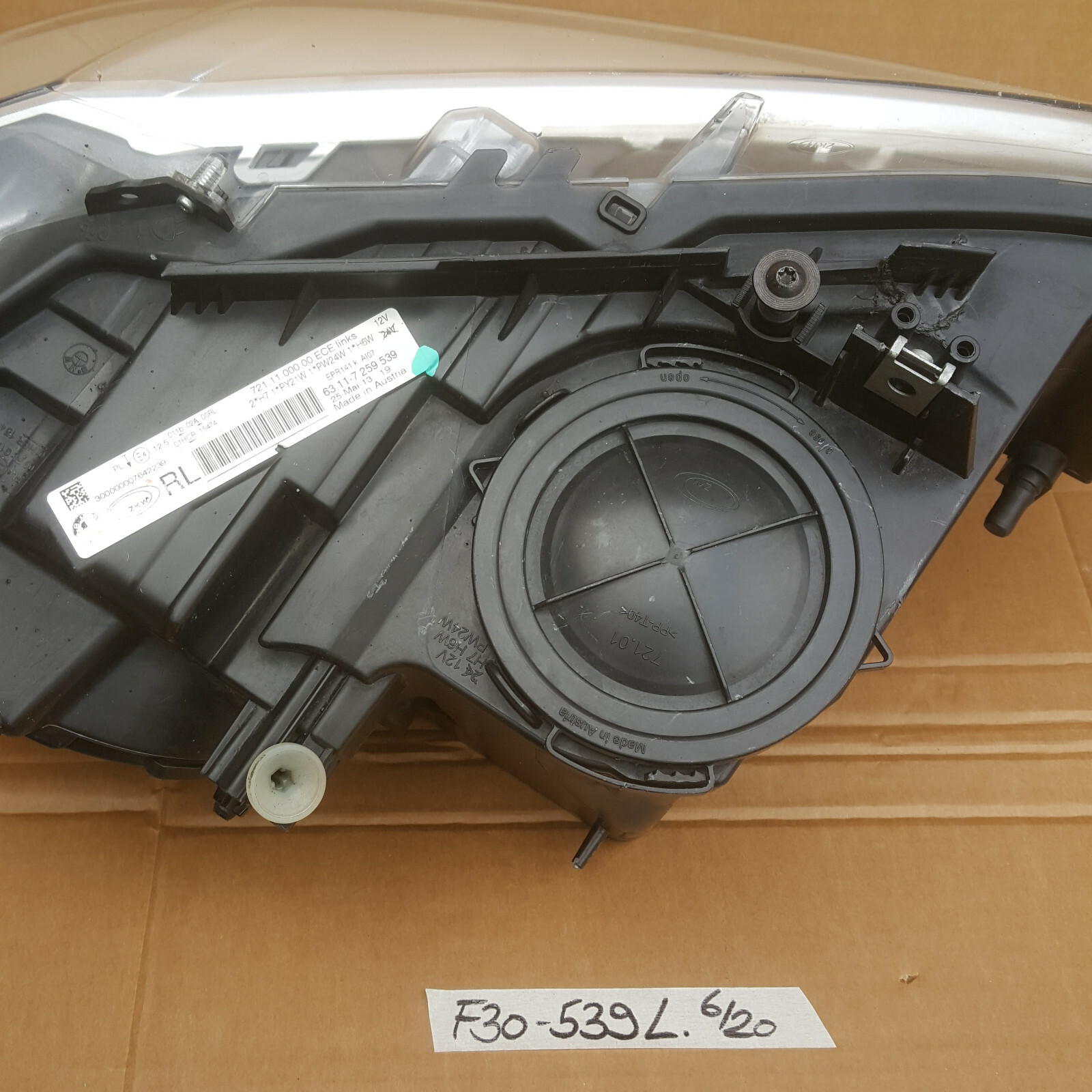 BMW 3er F30 F31 Halogen Front Scheinwerfer links 7259539