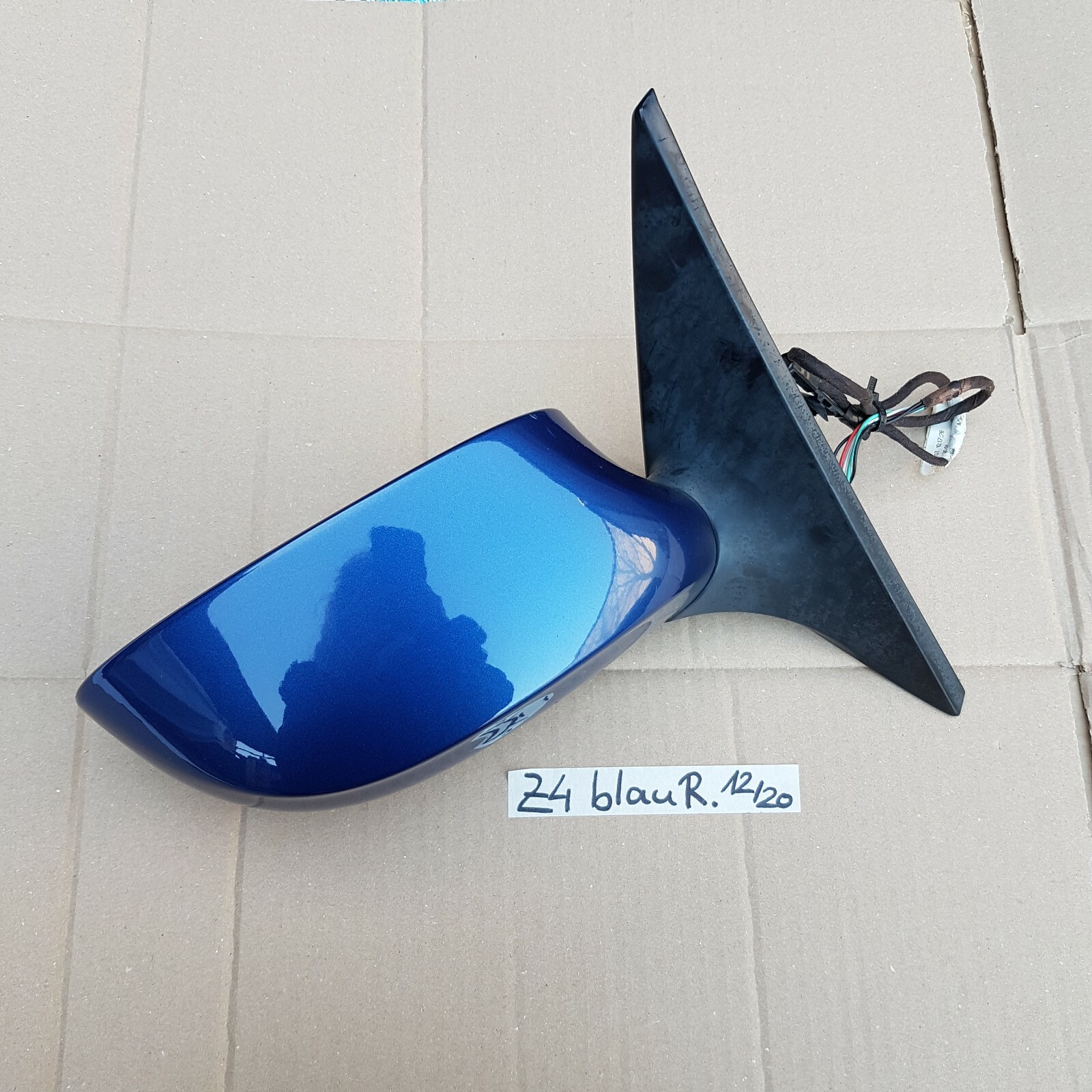 BMW Z4 E85 E86 Seiten Außen Spiegel rechts  Montego blau metallic A51