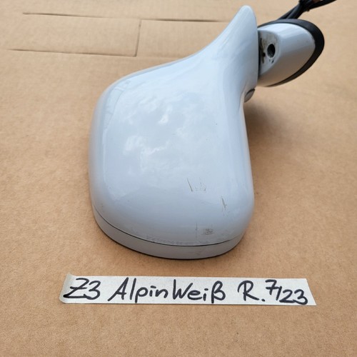 BMW Z3 Roadster Coupe Seiten Außen Spiegel RECHTS weiss RHD