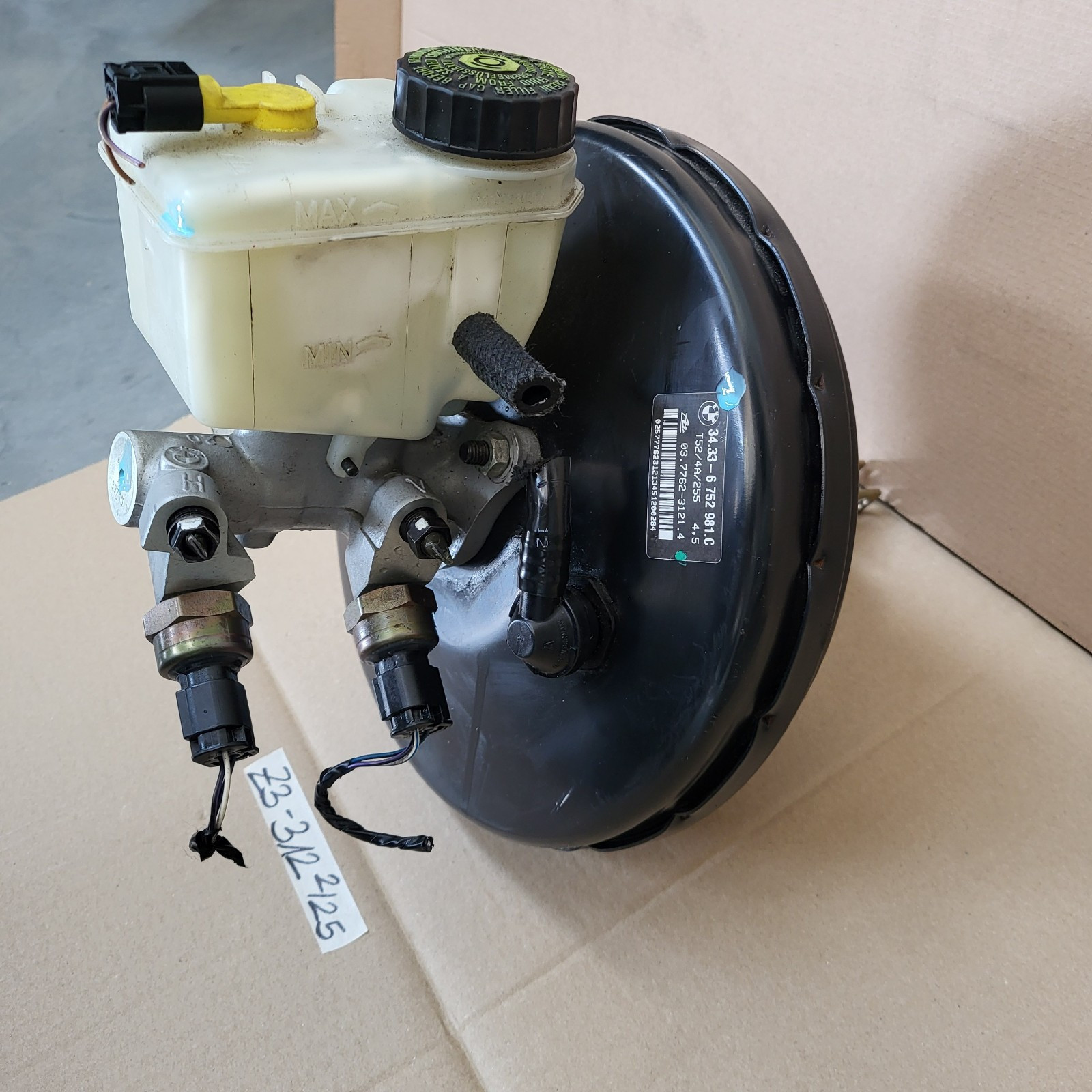 BMW E36 Z3 Bremskraftverstärker Hauptbremszylinder Bremse Bremsanlage 6752981