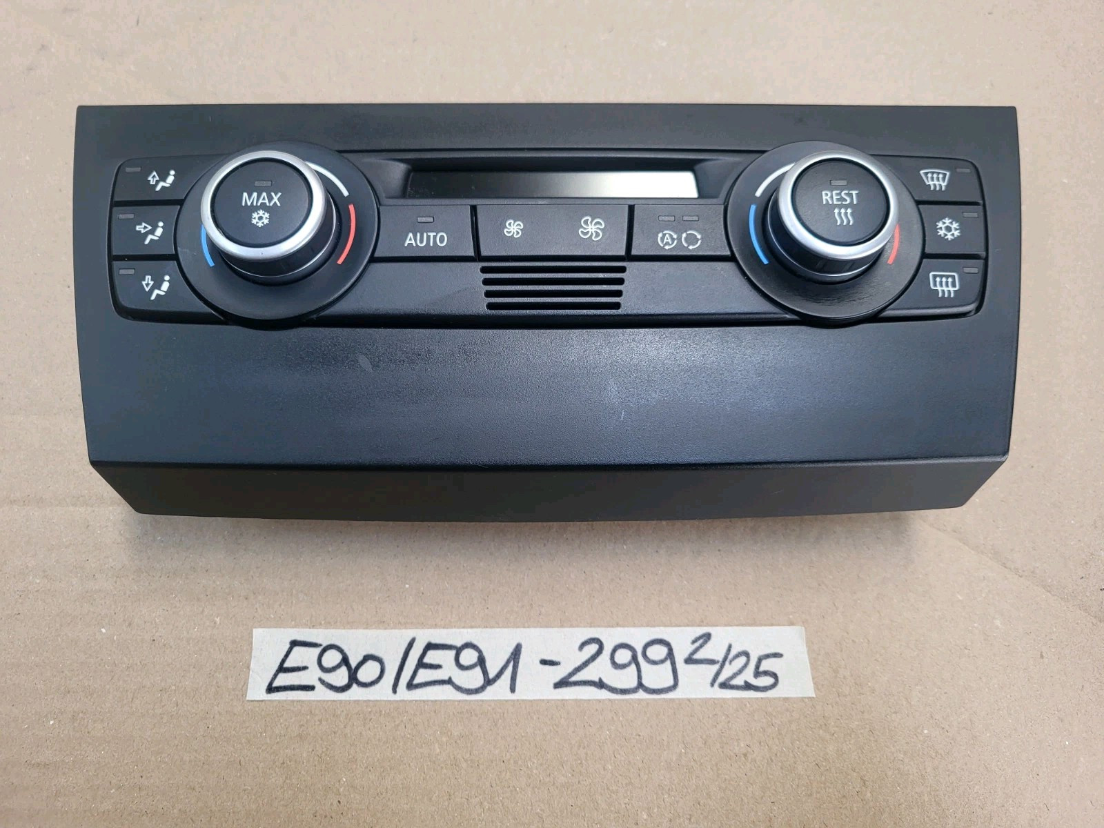 BMW E90 E91 E92 E93 Klimabedienteil mit Chrom Bedienteil Klimaautomatik 9147299