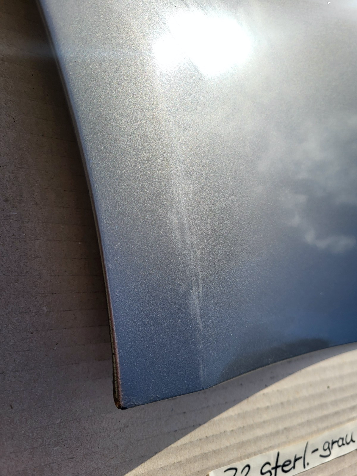 BMW Z3 Roadster Kotflügel Seitenwand  VORNE LINKS Sterling Grau Metallic 