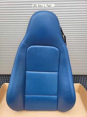 BMW Z3 Roadster Fahrer Sitz Oberteil Leder blau Rückenlehne Bezug  Polster LINKS