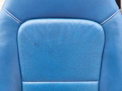 BMW Z3 Roadster Fahrer Sitz Oberteil Leder blau Rückenlehne Bezug  Polster LINKS