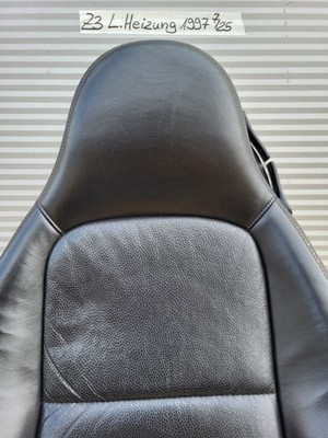 BMW Z3 Roadster Fahrer Sitz Oberteil  Leder schwarz Rücken Lehne Polster Heizung