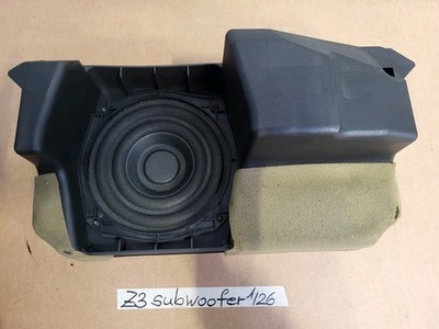 BMW Z3 Roadster Staufach Box Deckel Macke Subwoofer 8386456 Sound System HINTEN