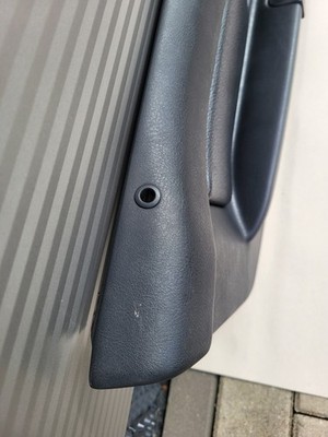 BMW Z3 Roadster Tür Verkleidung Türtafel Leder Dot Schwarz LINKS + Tür Griff