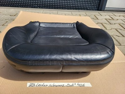 BMW Z3 Roadster Fahrer Sitz Bezug + Polster Kissen Unterteil Leder Dot schwarz