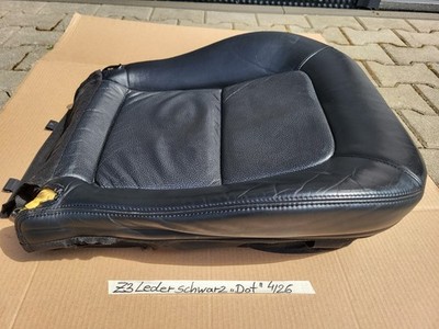 BMW Z3 Roadster Fahrer Sitz Bezug + Polster Kissen Unterteil Leder Dot schwarz