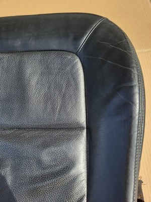 BMW Z3 Roadster Fahrer Sitz Bezug + Polster Kissen Unterteil Leder Dot schwarz