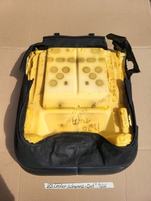 BMW Z3 Roadster Fahrer Sitz Bezug + Polster Kissen Unterteil Leder Dot schwarz