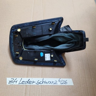 BMW Z4 E85 Leder Manschette Blende Handbremse Verkleidung Handbremssack Schwarz 