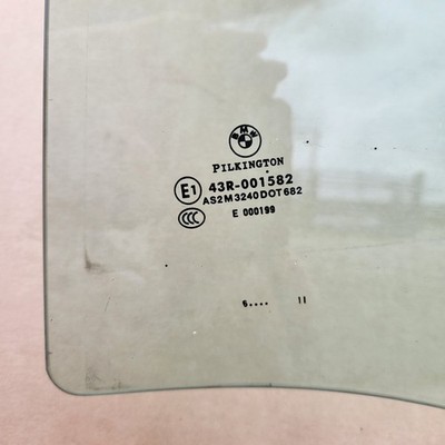 BMW E90 Limousine Seiten Scheibe  HINTEN LINKS Fahrer Seite Fenster Glas 