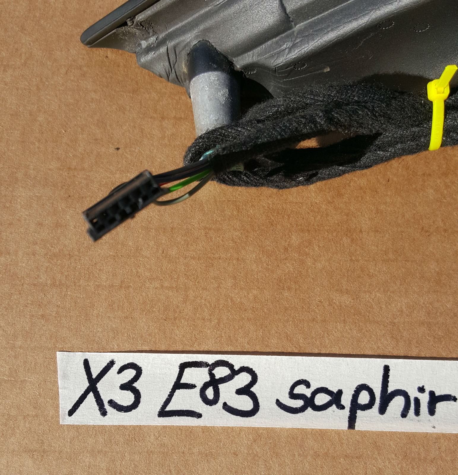 BMW X3 E83 LCI Außenspiegel Seiten Spiegel RECHTS Saphir Schwarz 475  