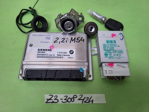 BMW Z3 Motorsteuergerät 7519308  2,2 i Wegfahrsperre EWS Modul Zündschloss M54