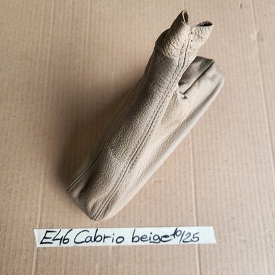 BMW E46 Cabrio Coupe Handbremse Leder Beige Handbrems-Sack