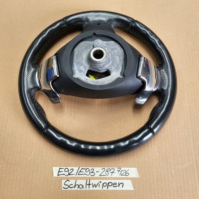 BMW E90 E91 E92 E93 E82 E87 MFL Lenkrad  Multifunktion Leder Lenker Schaltwippen