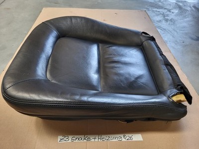 BMW Z3 Roadster Fahrer Sitz Kissen Unterteil Leder schwarz Snake Sitz Heizung 